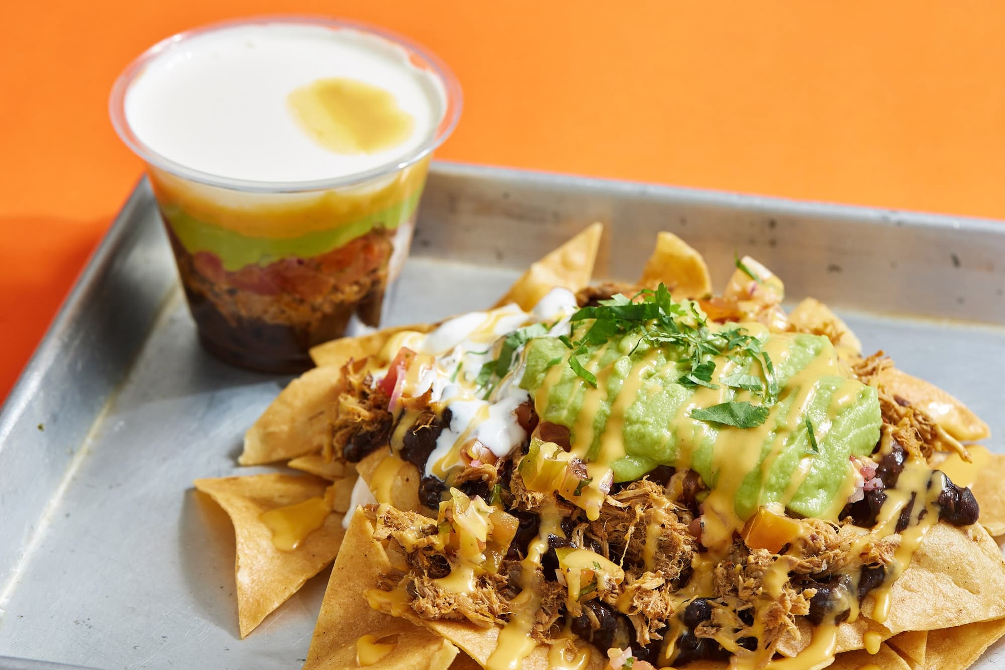 Nachos con carnitas