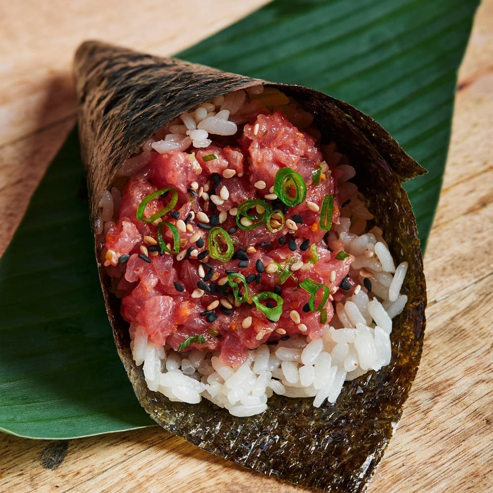 Handroll Spicy tuna- shoyu