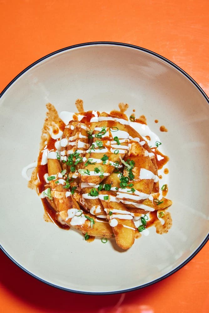 Kimchi Patatas Bravas