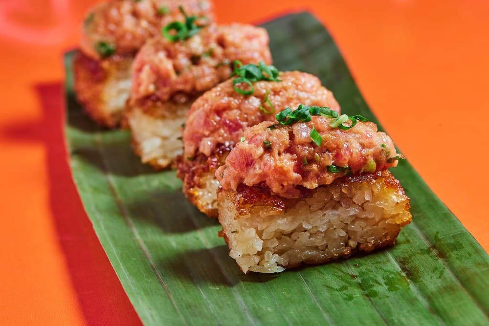 Spicy Salmon Crispy Rice