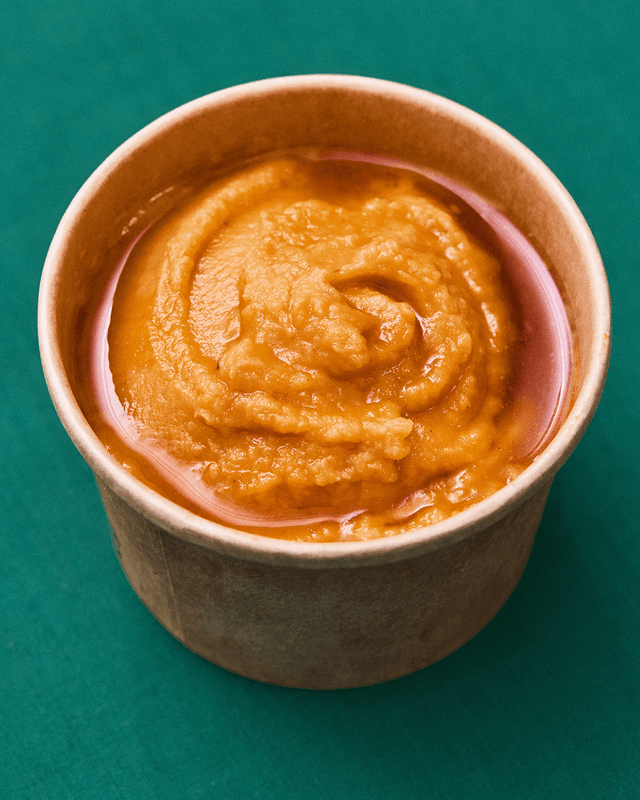 Puré de papa dulce