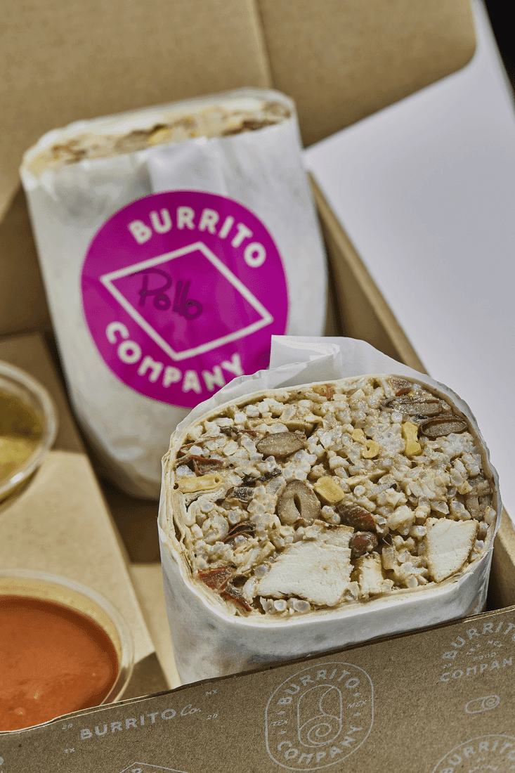 Burrito de pollo