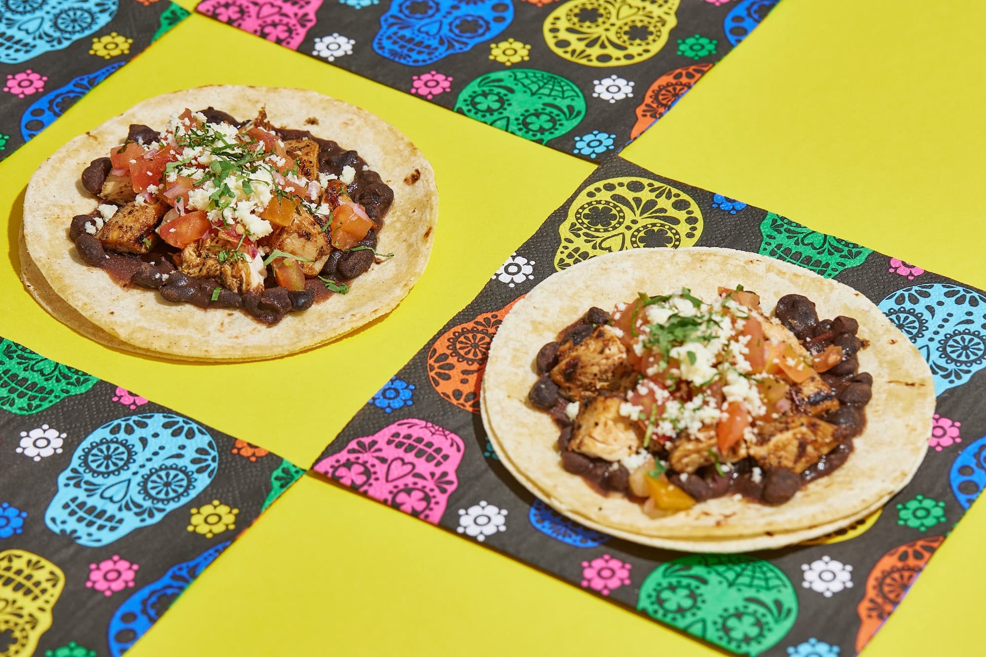 Tacos pollo carbonero