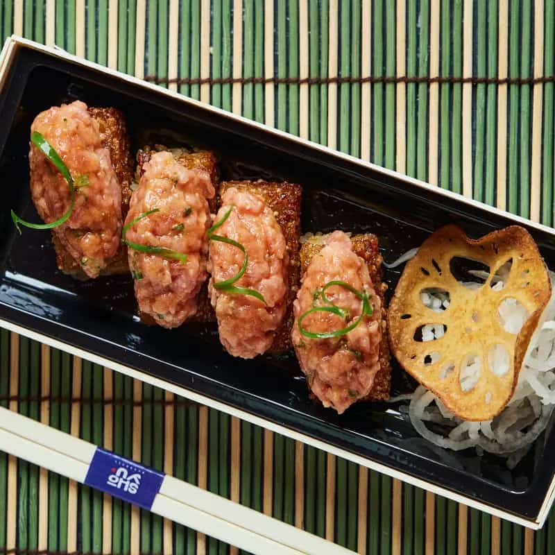 Spicy tuna on crispy rice