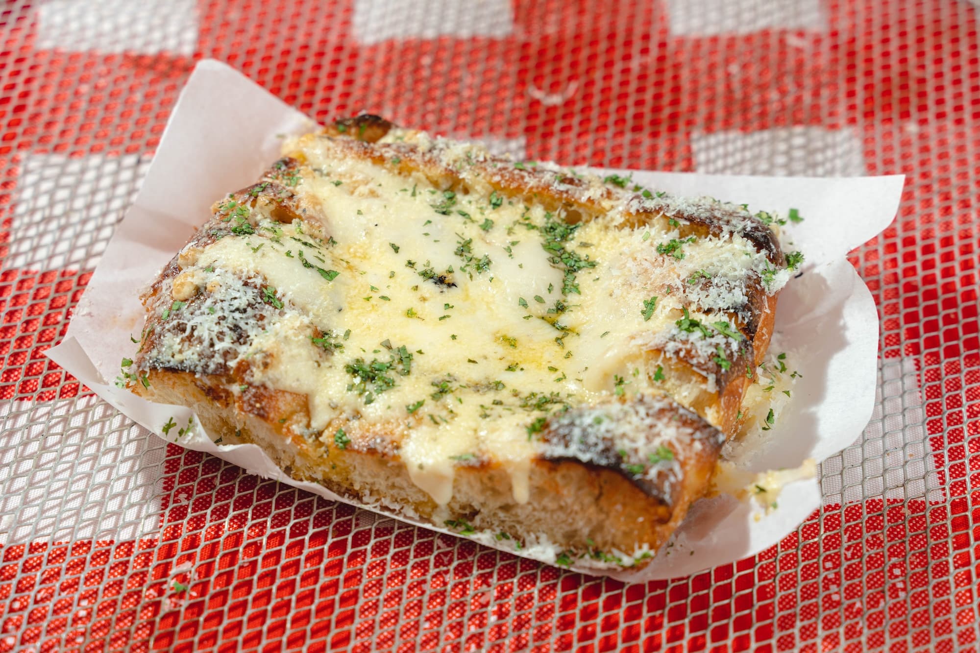 Garlic cheesy focaccia