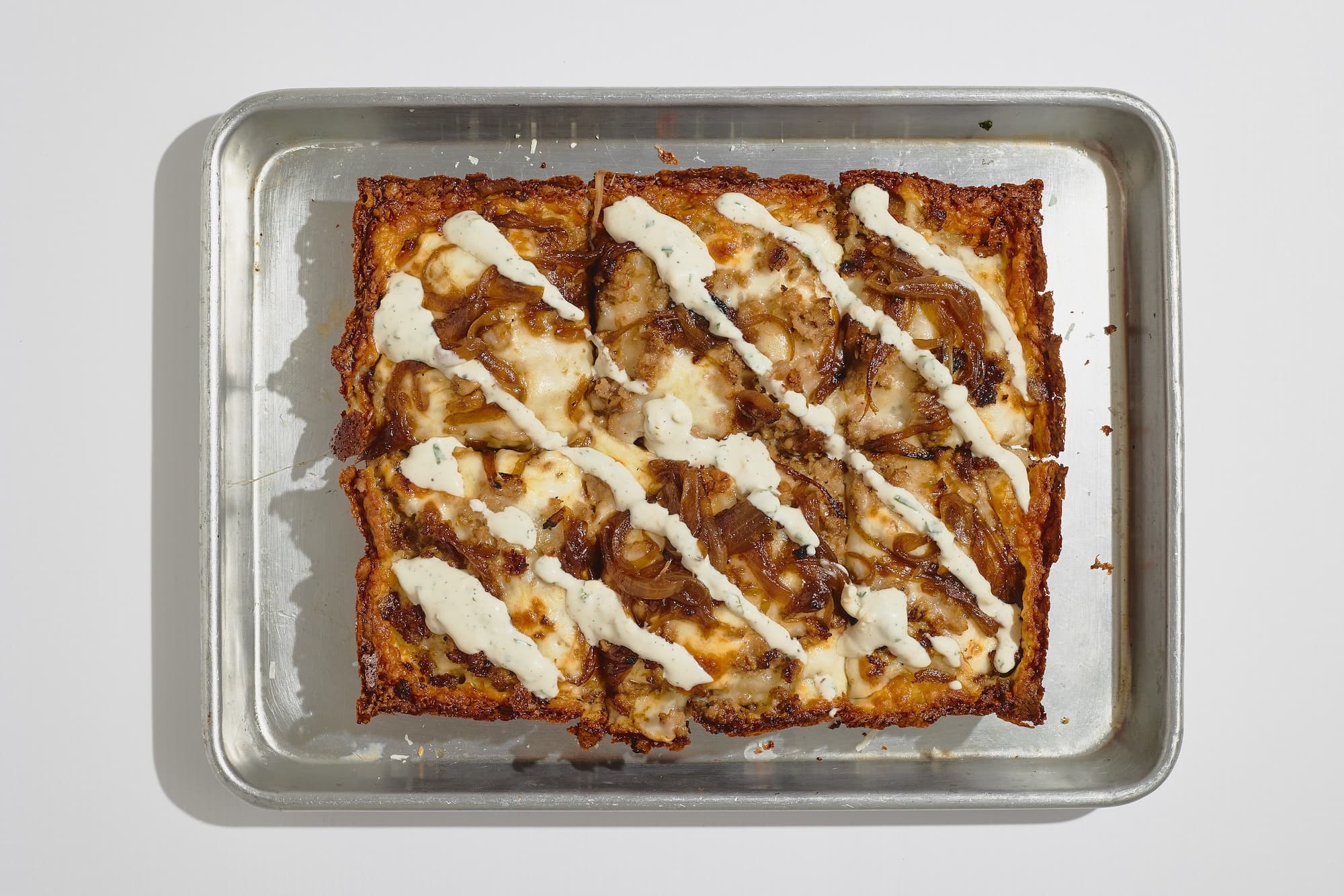 Chorizo y blue cheese