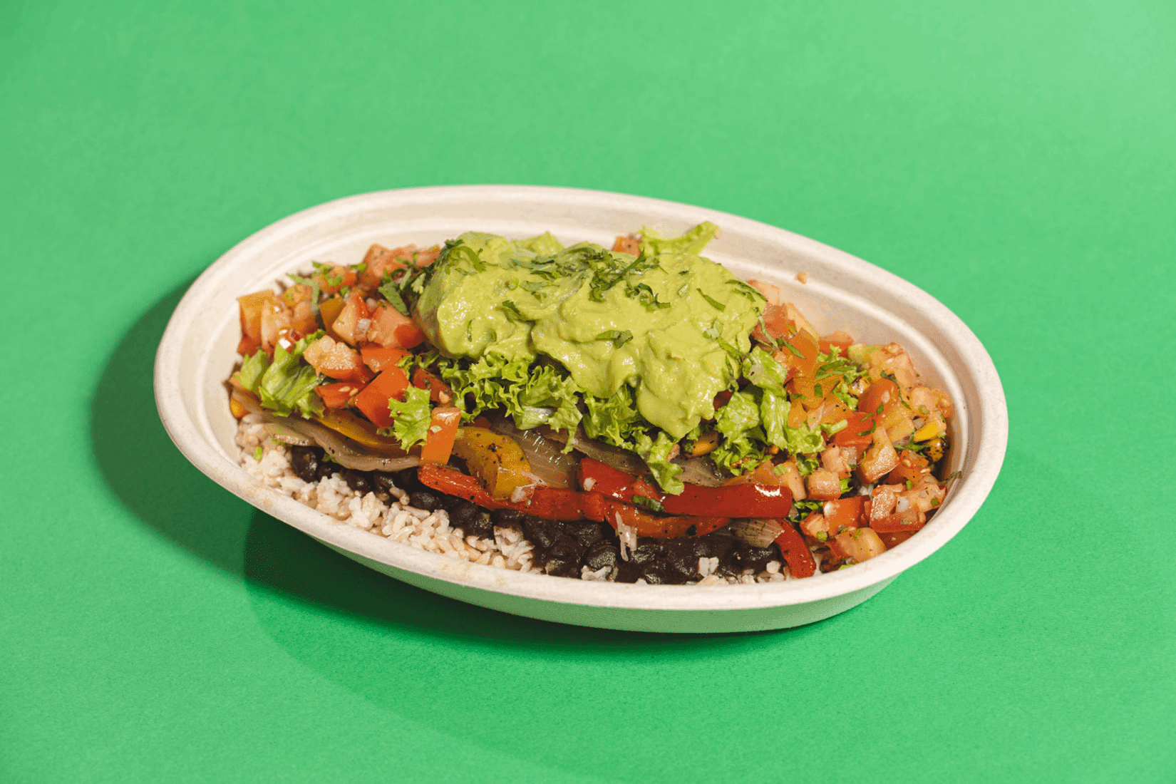 Burrito bowl de vegetales